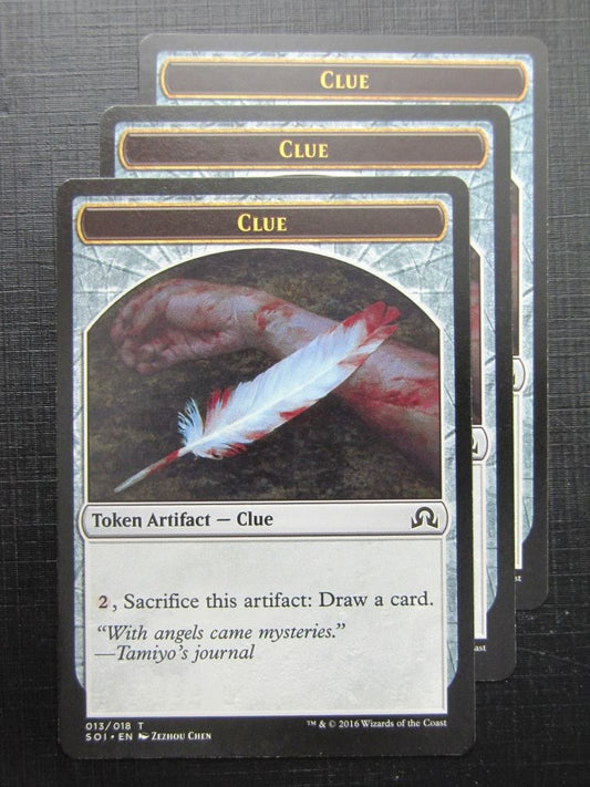 MTG Magic Token Cards: CLUE x3 # 17J82