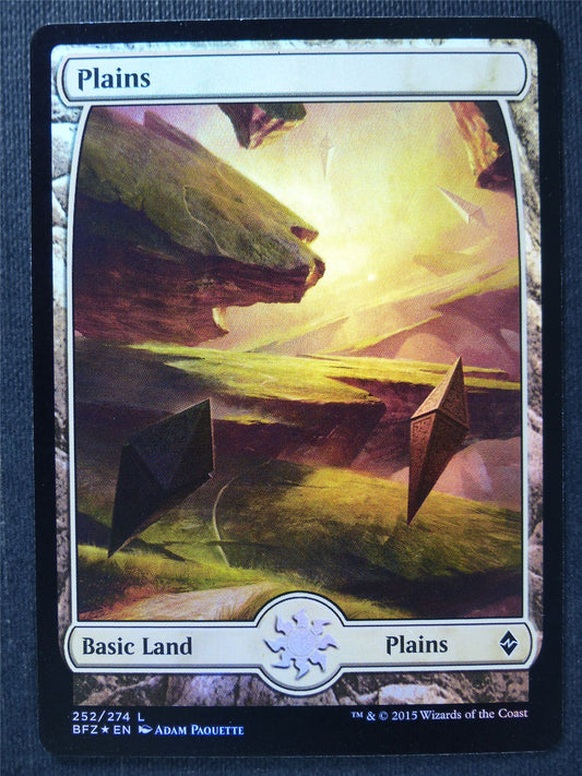 Plains 252/274 Full Art Foil - Mtg Magic Card #VX
