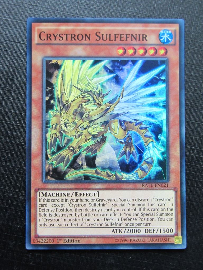 Yugioh Cards: CRYSTRON SULFEFNIR RATE SUPER RARE # 2A33