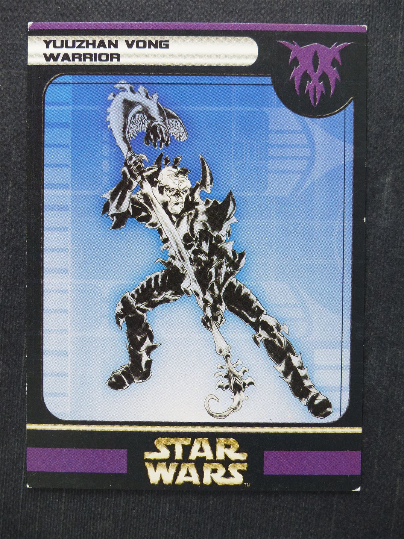 Yuuzhan Vong Warrior 60/60 - Star Wars Miniatures Spare Cards #B6