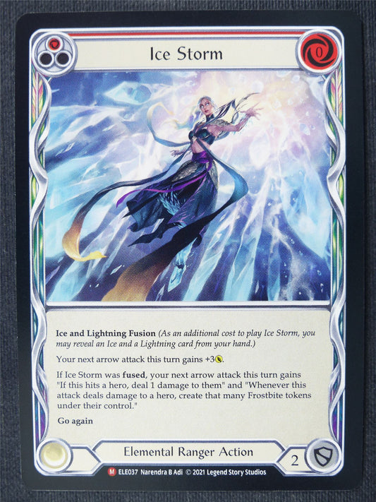 Ice Storm M Red - 1st Ed Tales of Aria - Flesh and Blood