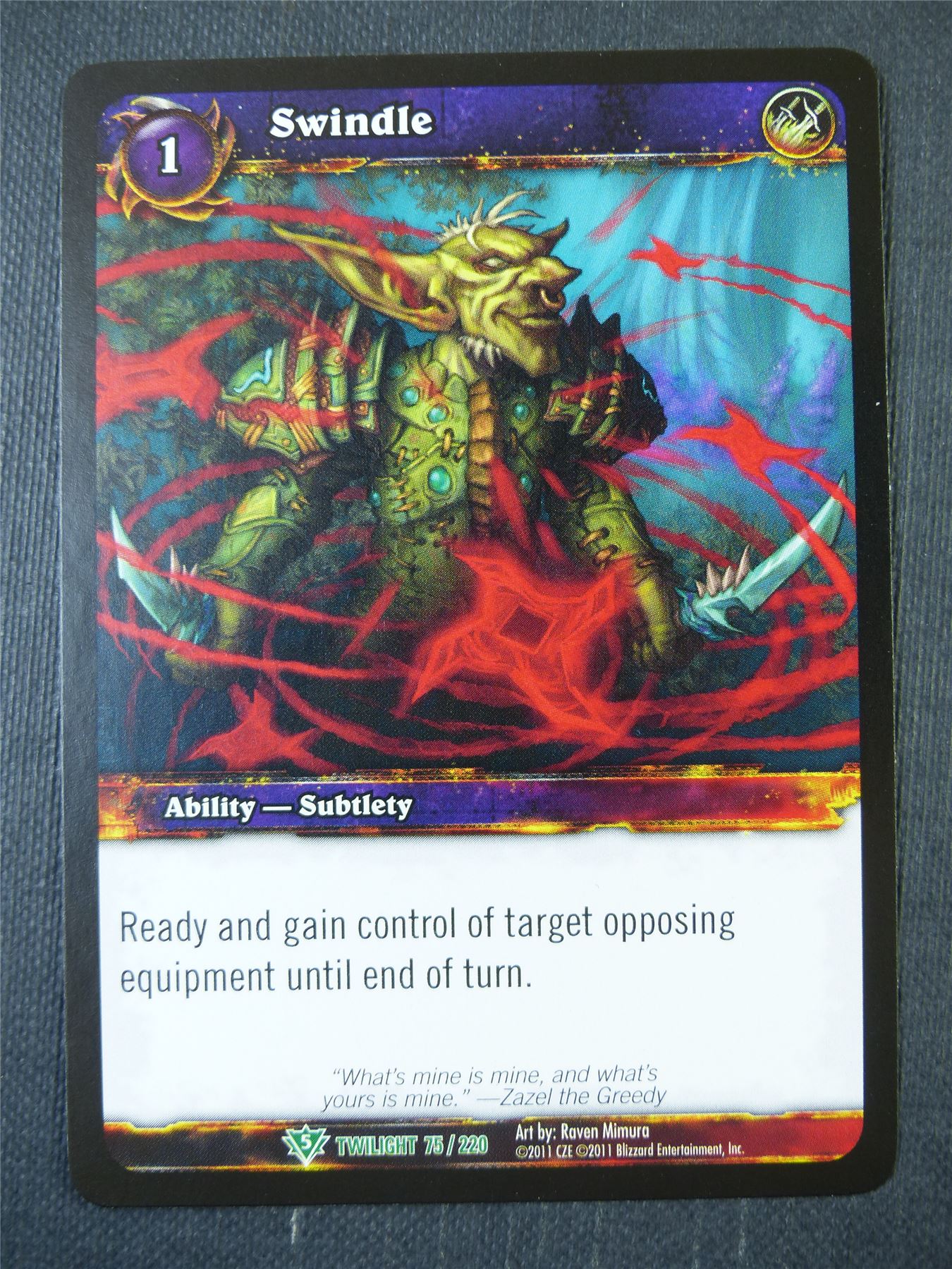 Swindle 75/220 - WoW Card #151