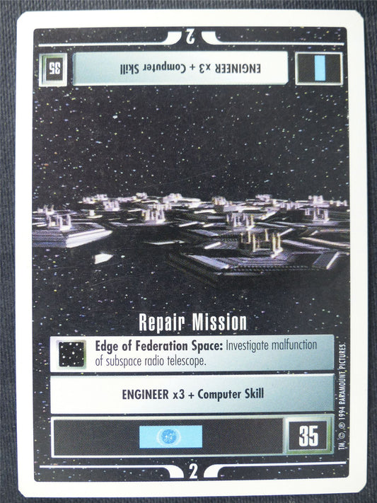 Repair Mission - Star Trek Cards #13V