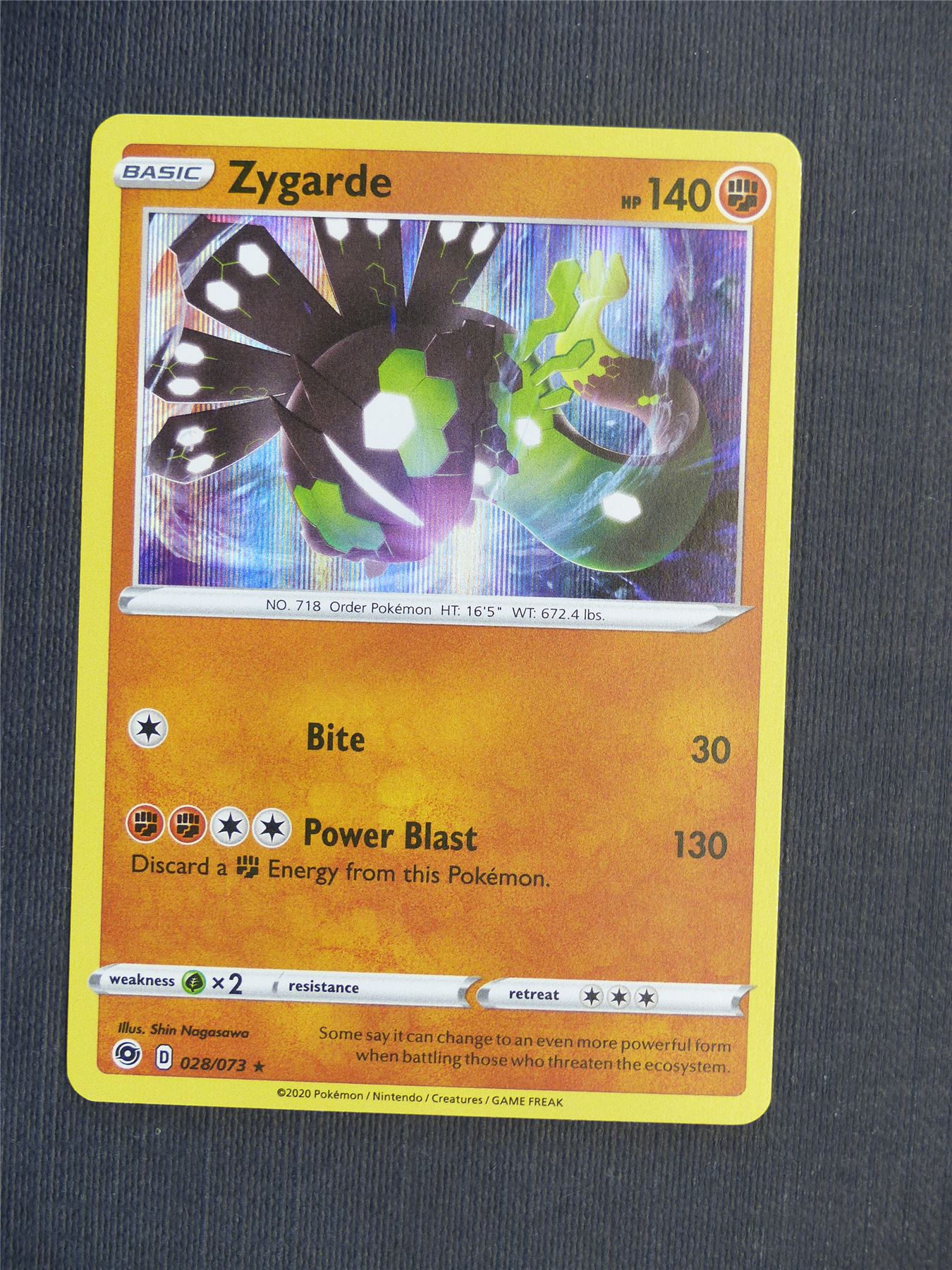 Zygarde 028/073 Holo - Pokemon Cards #5VG