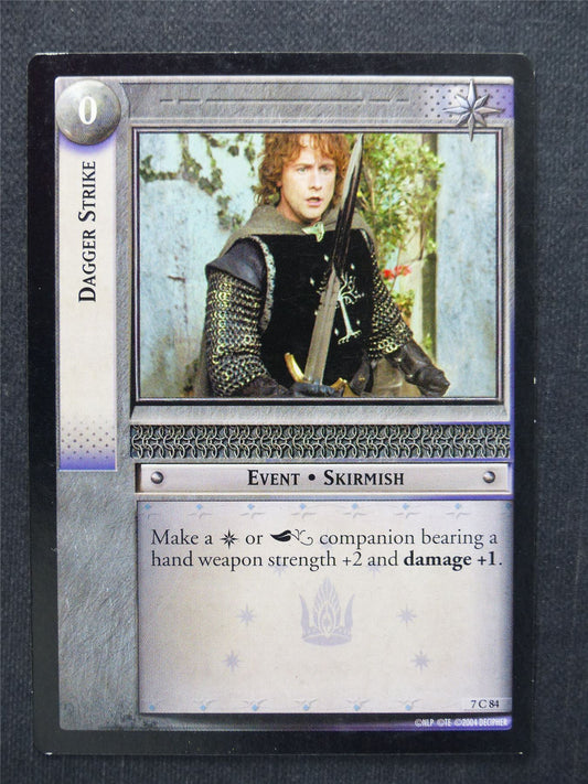 Dagger Strike 7 C 84 - LotR Cards #OJ