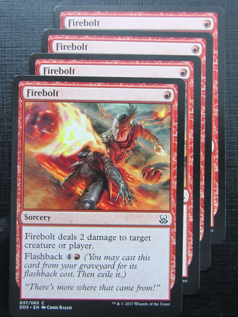 MTG Magic Cards: FIREBOLT duel deck x4 # 29H40