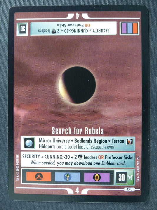 Search for Rebels - Star Trek Card #4V6