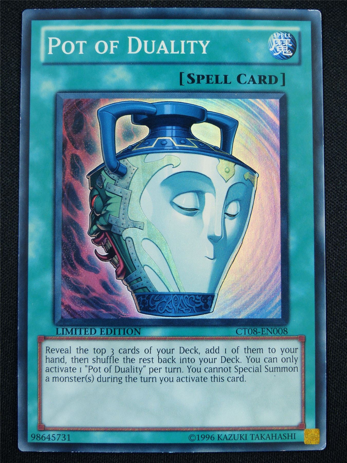 Pot of Duality CT08 Super Rare - lim ed Yugioh Card #U8