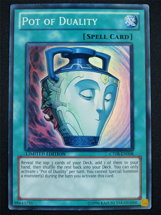 Pot of Duality CT08 Super Rare - lim ed Yugioh Card #U8