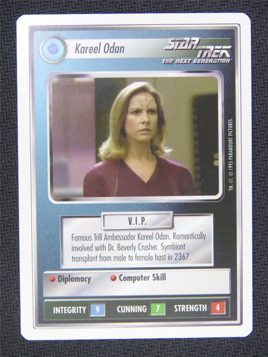 Kareel Odan White Border - Star Trek Next Gen Card #4O2