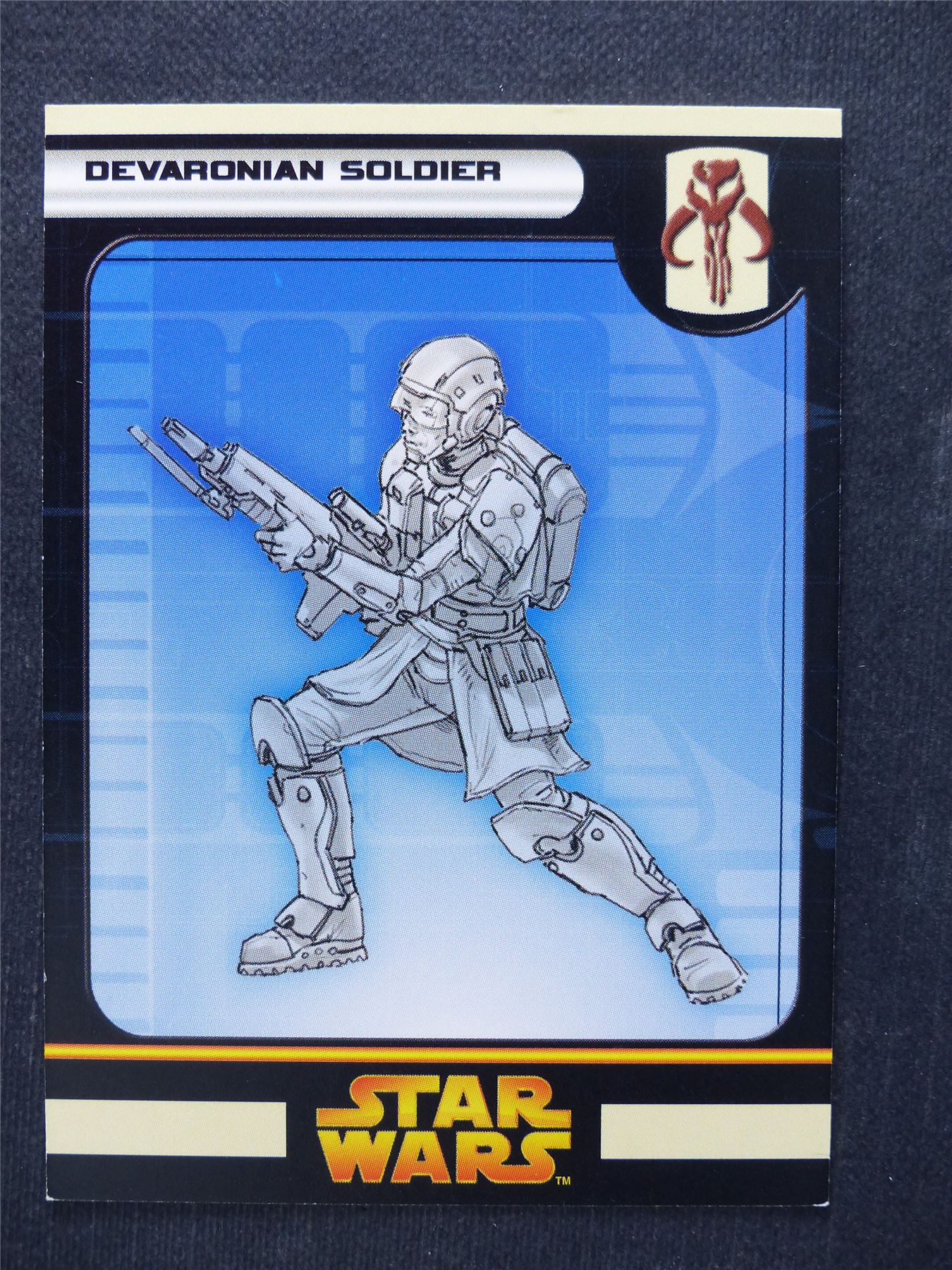 Devaronian Soldier 46/60 - Star Wars Miniatures Spare Cards #60