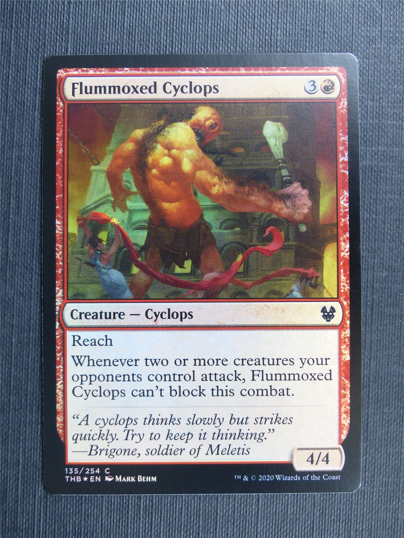 Flummoxed Cyclops Foil - Theros Collector Ed - Mtg Magic Cards #3N7