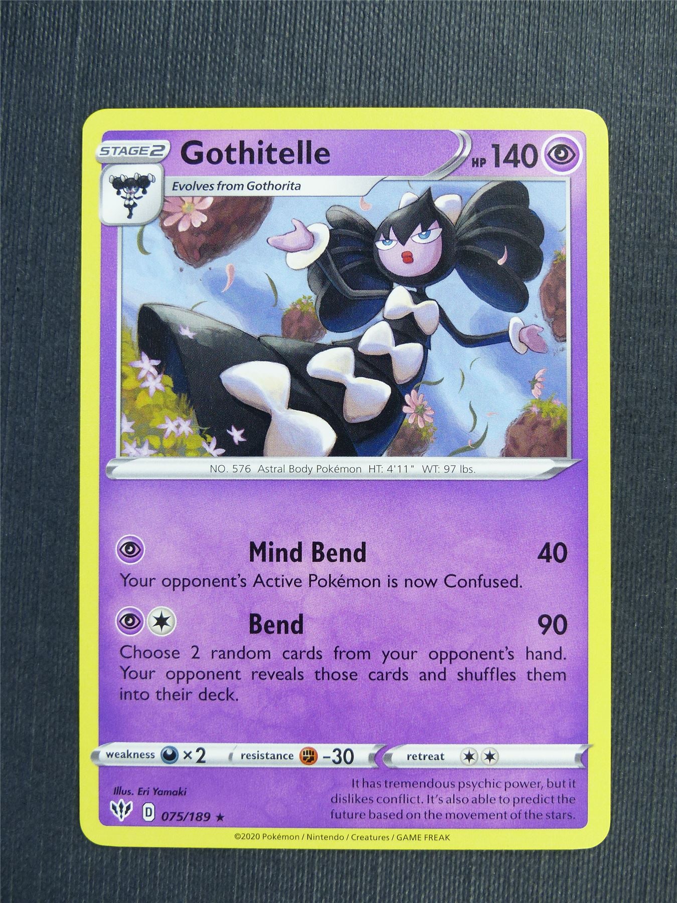 Gothitelle 075/189 - DAA - Pokemon Card  #38L