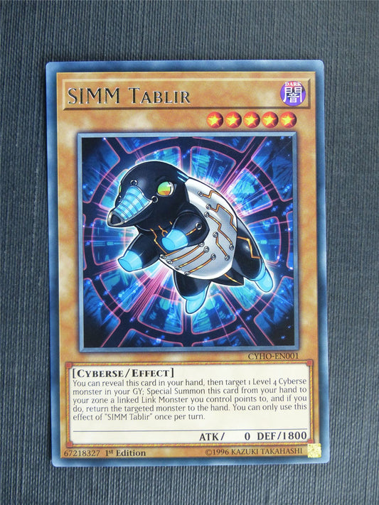 SIMM Tablir CYHO Rare - 1st ed - Yugioh Cards #12M