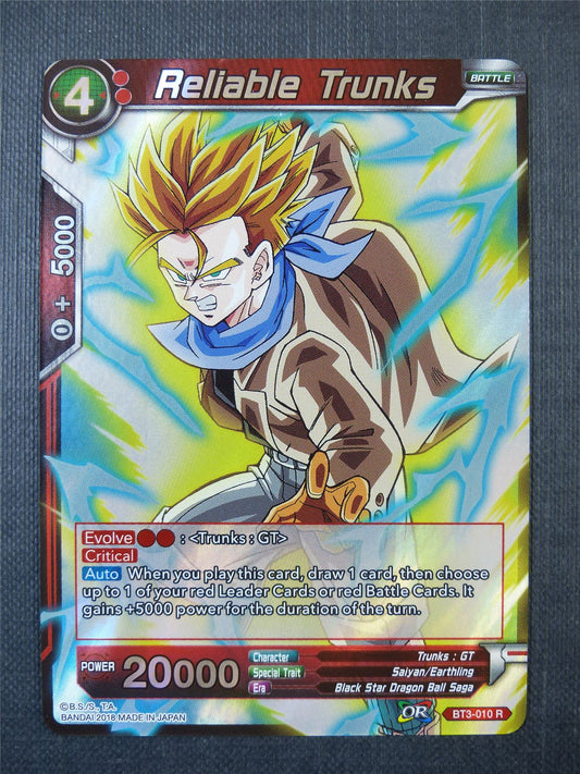 Reliable Trunks R - Dragon Ball Super Card #A38