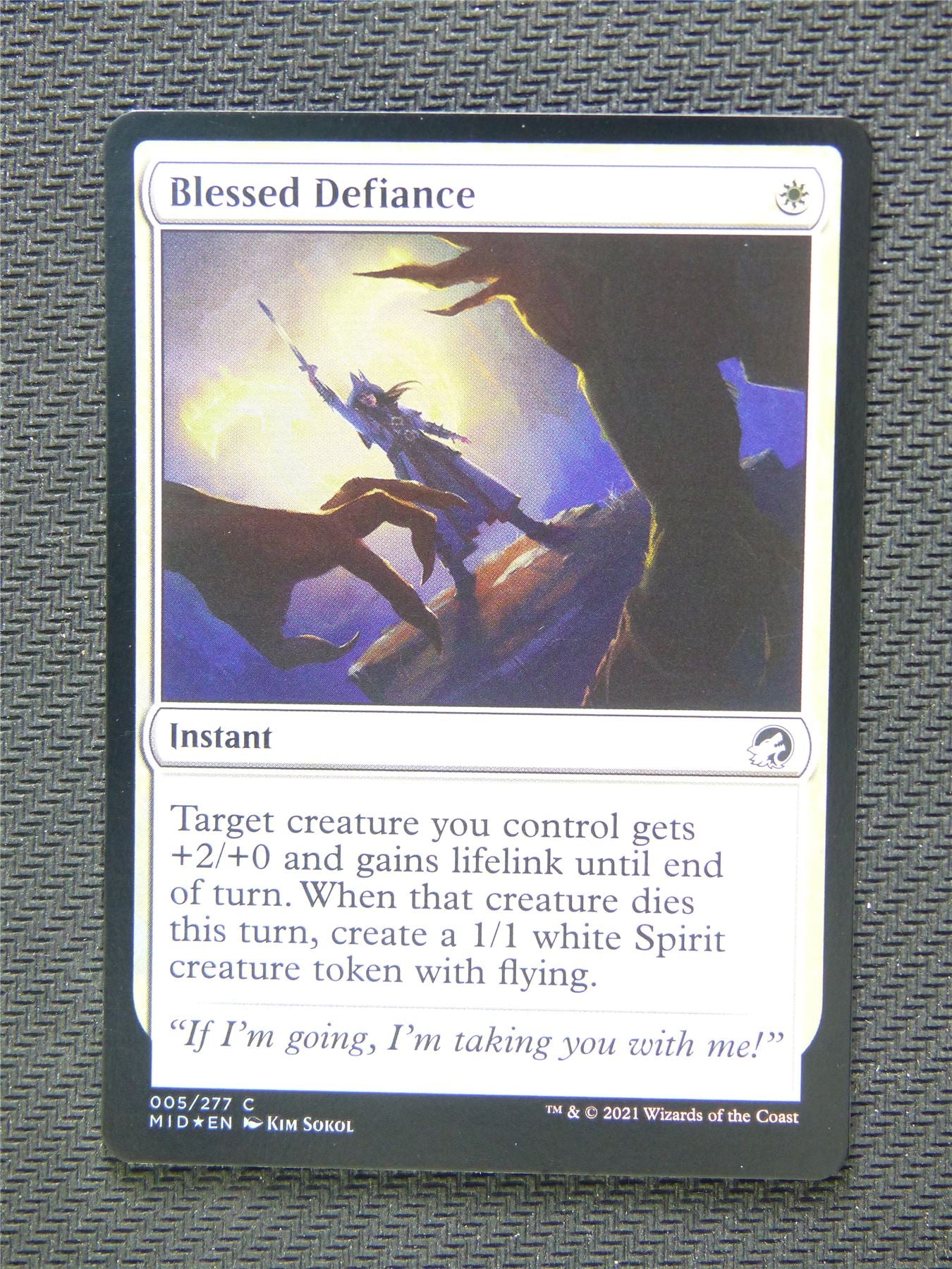 Blessed Defiance Foil - Innistrad - Mtg Card #3PZ