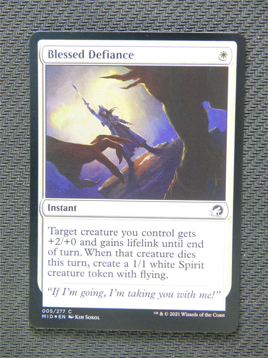 Blessed Defiance Foil - Innistrad - Mtg Card #3PZ