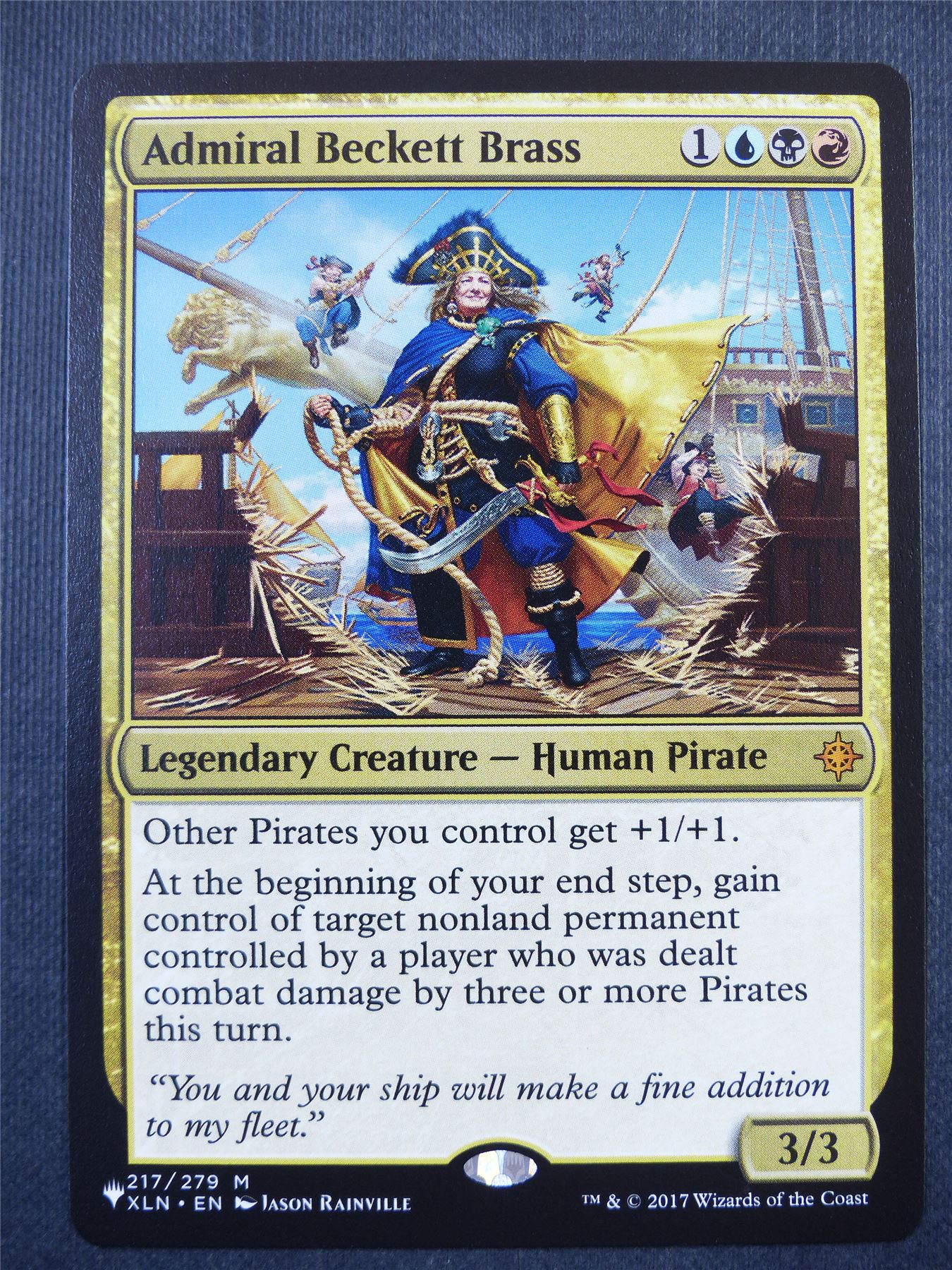 Admiral Beckett Brass - The List - Mtg Card #3KM