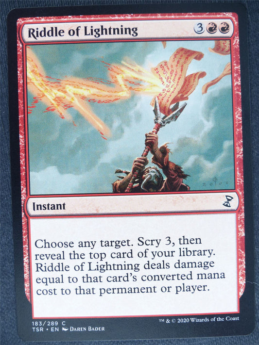 Riddle of Lightning - Remastered - Mtg Magic Cards #X7