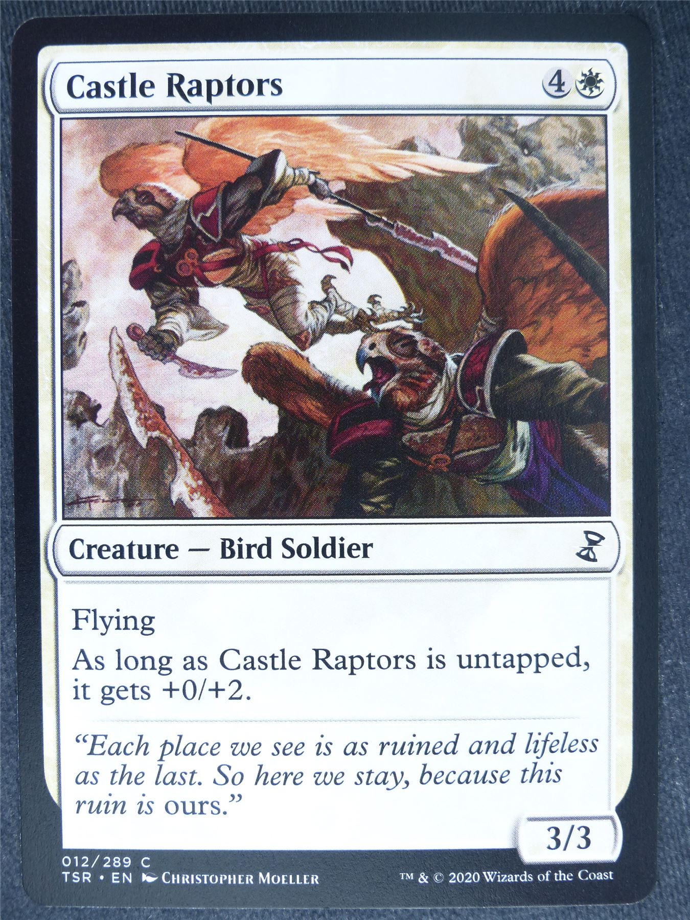 Castle Raptors - Remastered - Mtg Magic Cards #XD