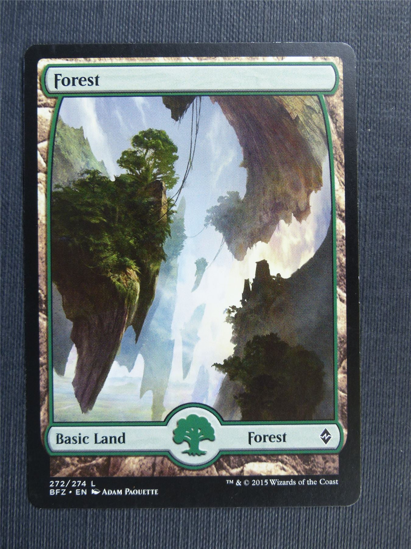 Forest 272/274 full art - Mtg Magic Cards #34N