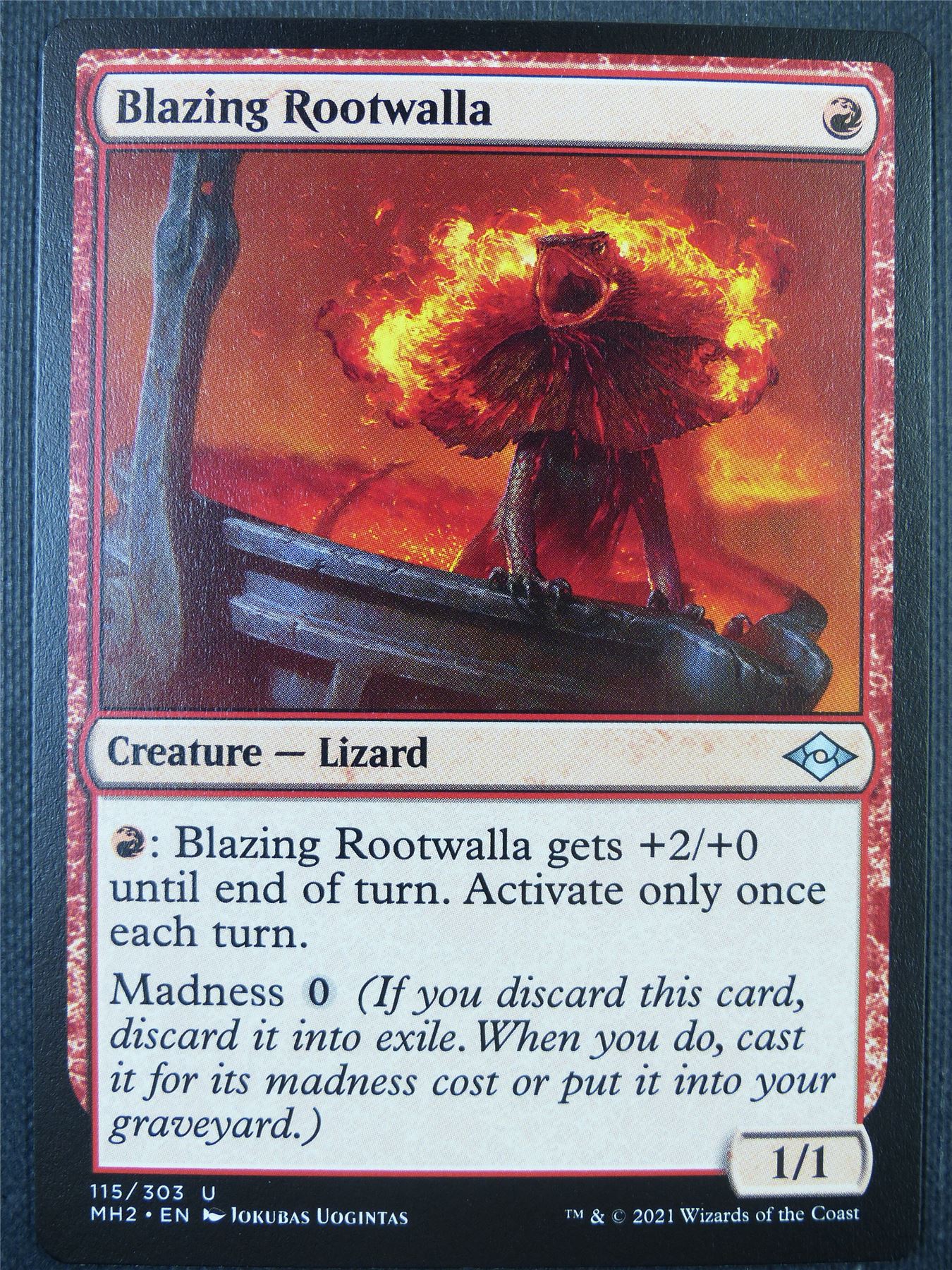 Blazing Rootwalla - Mtg Card #6LV