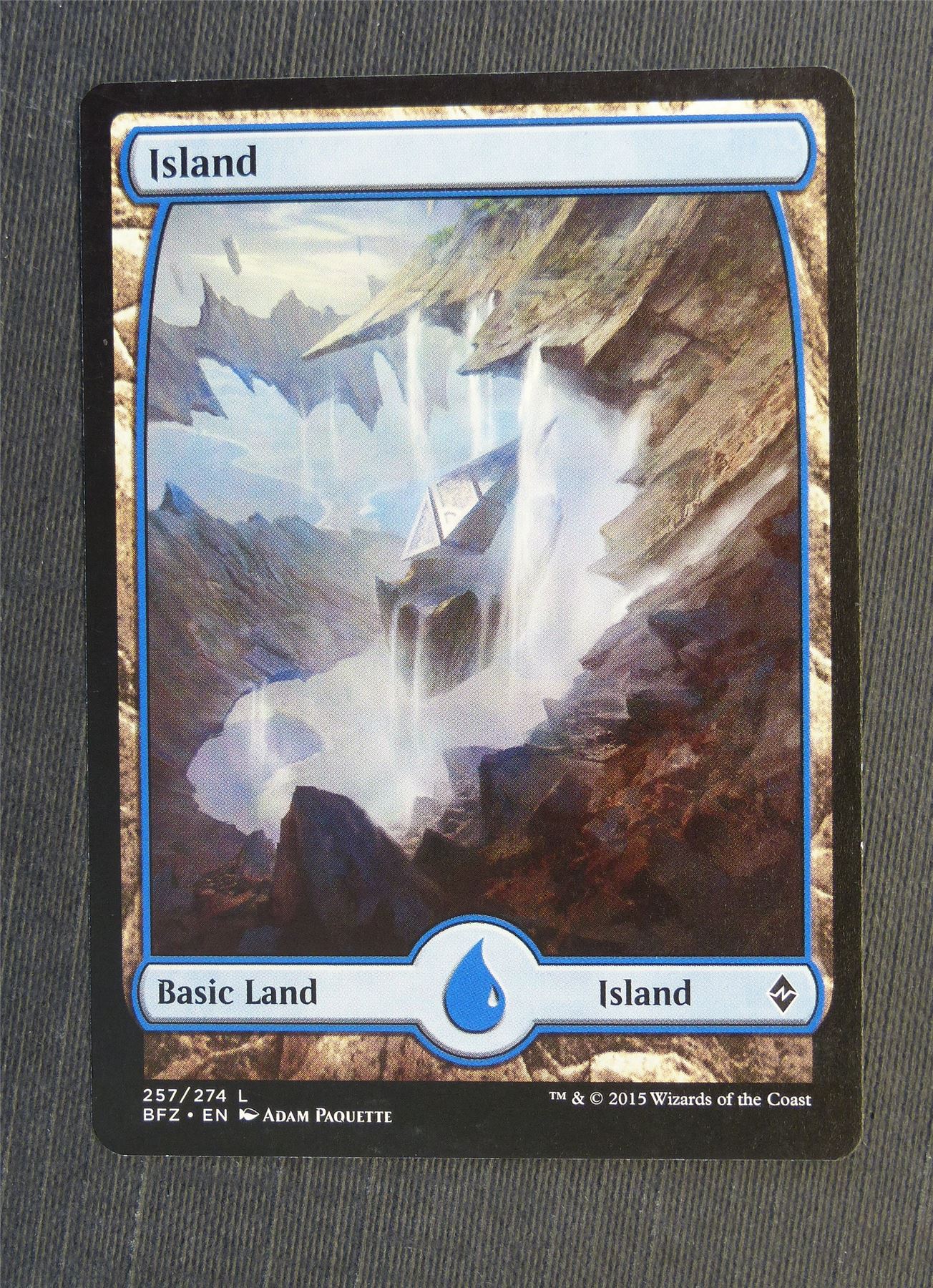 Island Full Art 257/274 - Mtg Magic Cards #5DV