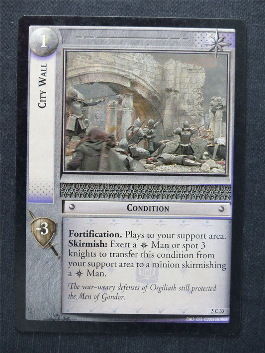 City Wall 5 C 33 - LotR Cards #OW