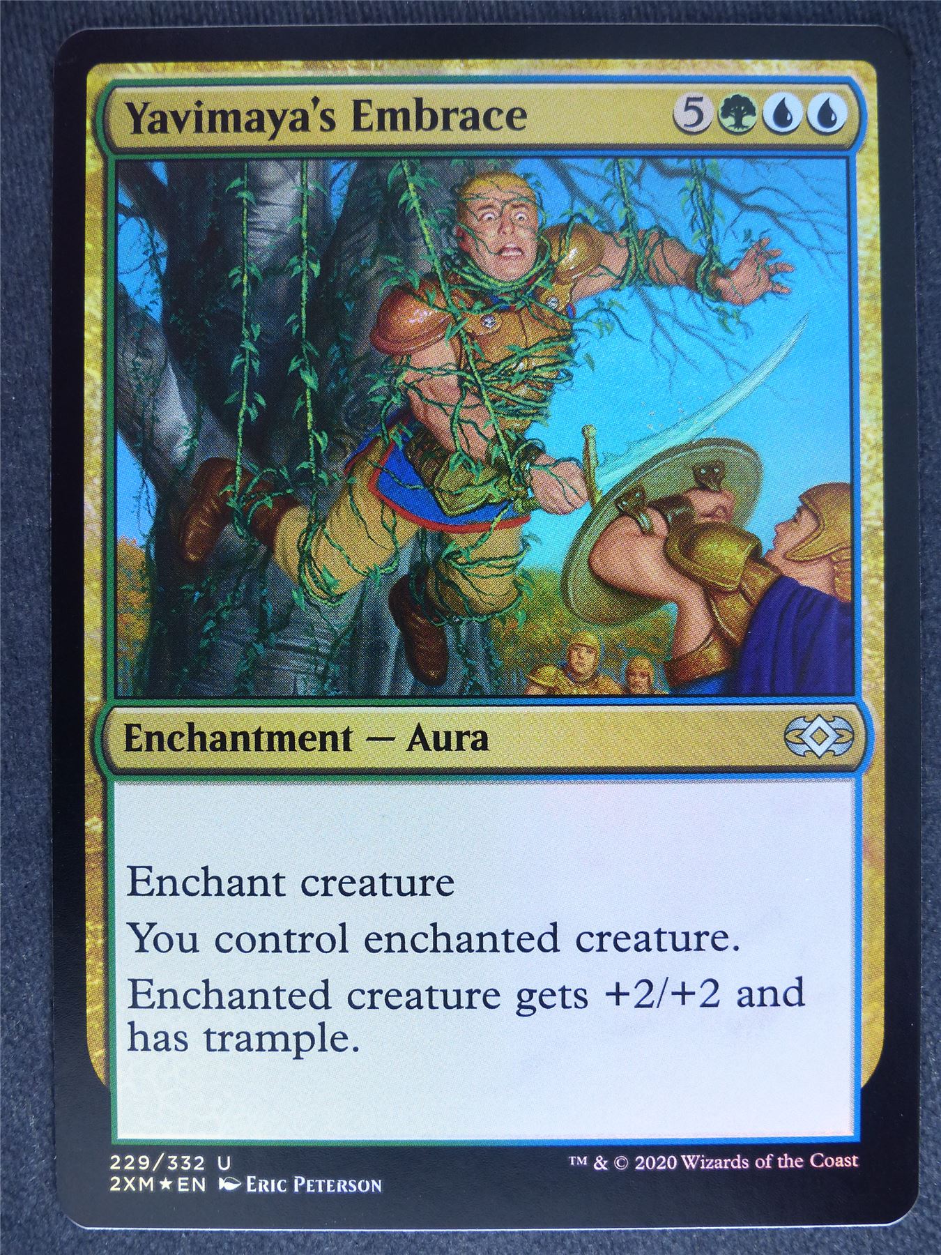 Yavimaya's Embrace Foil - Double Masters - Mtg Magic Cards #3F