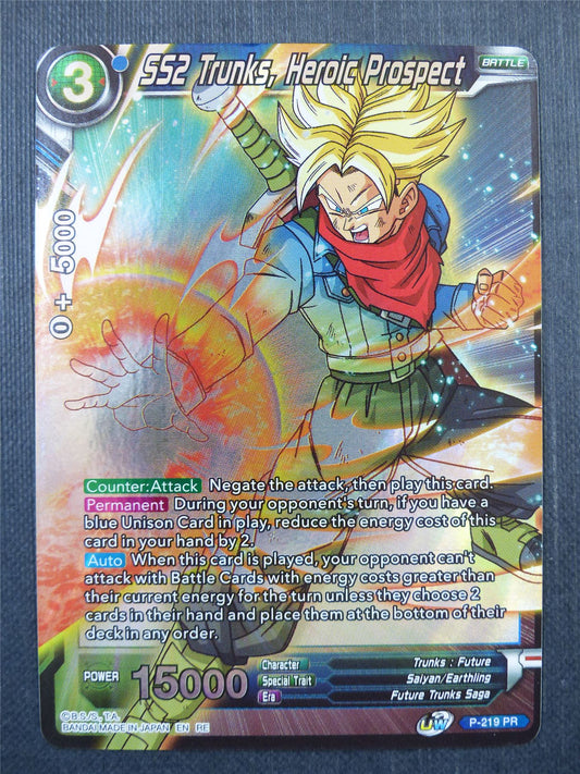 SS2 Trunks Heroic Prospect Promo Foil - Dragon Ball Super Card #49L