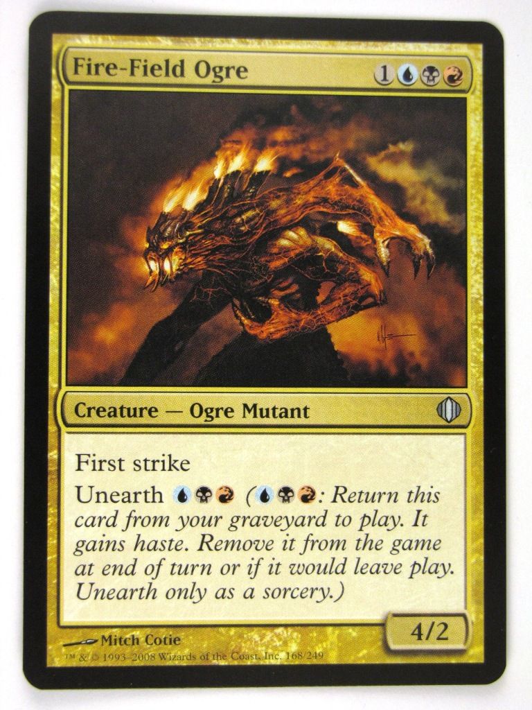 MTG Magic: The Gathering Cards: FIRE-FIEND OGRE: ALA