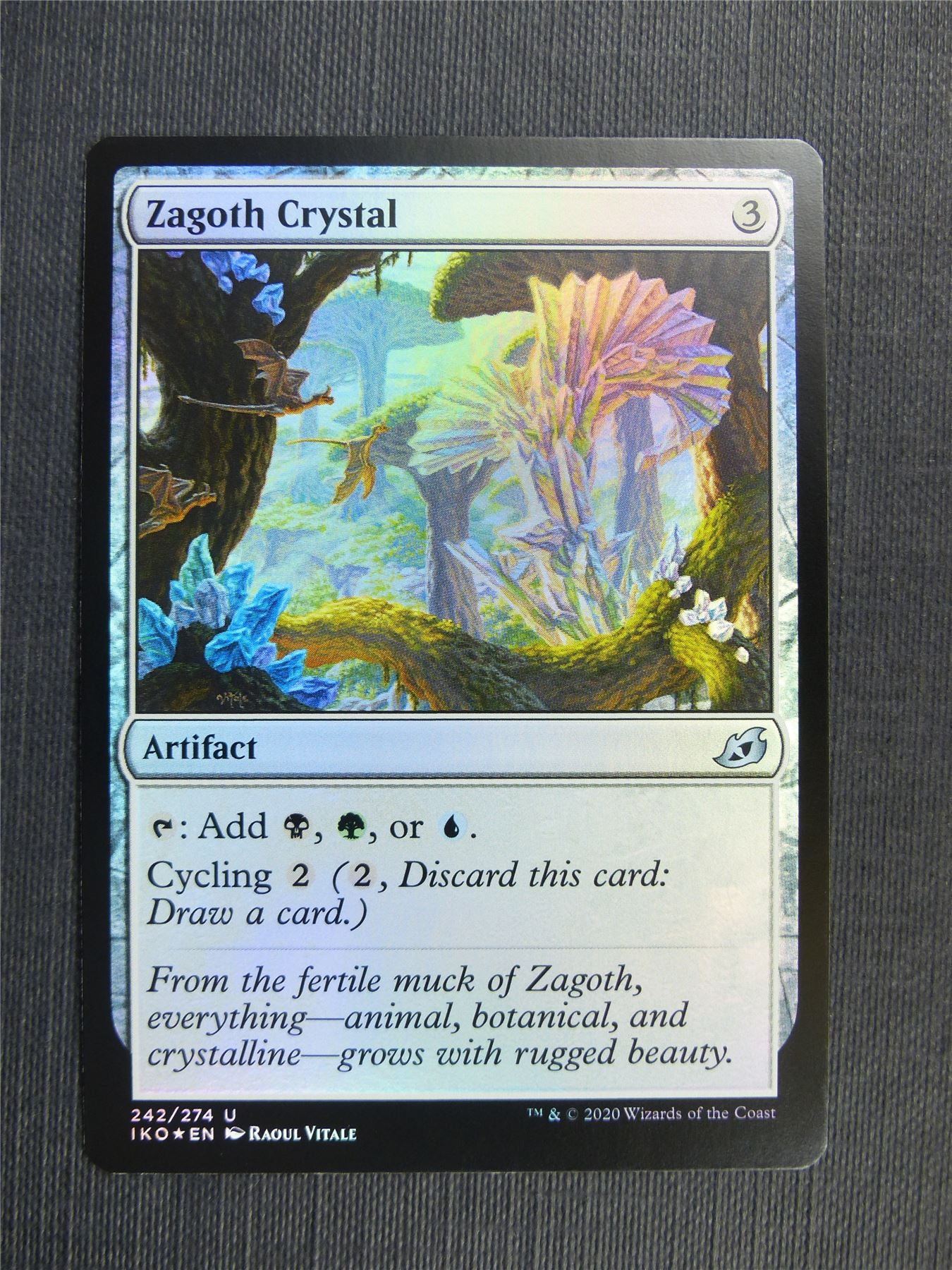 Zagoth Crystal Foil - IKO - Mtg Card