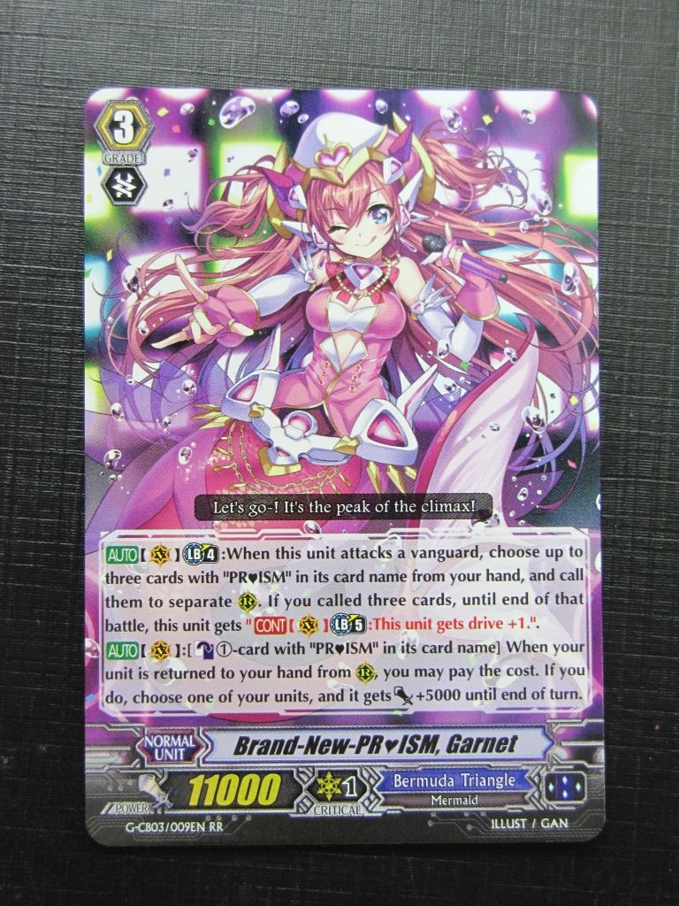 Vanguard Cards: BRAND-NEW-PRISM GARNET G-CB03 RR # 28C75