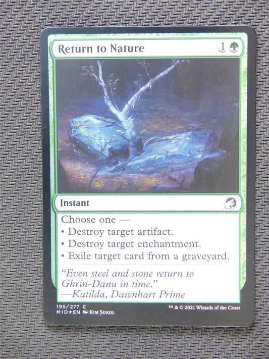 Reutrn to Nature - Innistrad - Mtg Card #3QH