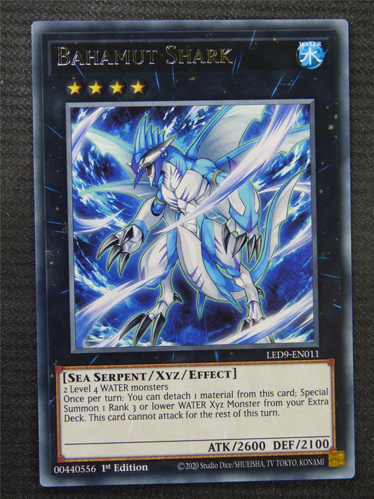 Bahamut Shark LED9 Rare - 1st ed - Yugioh Card #8SV