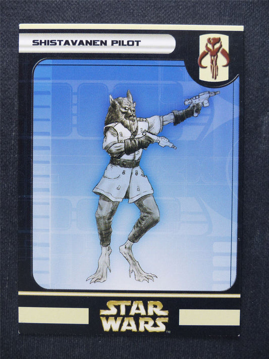 Shistavanen Pilot 29/60 - Star Wars Miniatures Spare Cards #6H