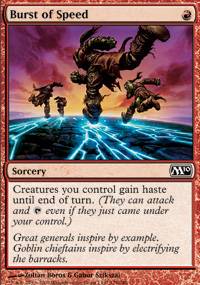 Mtg Magic Card: M10 : Burst of Speed