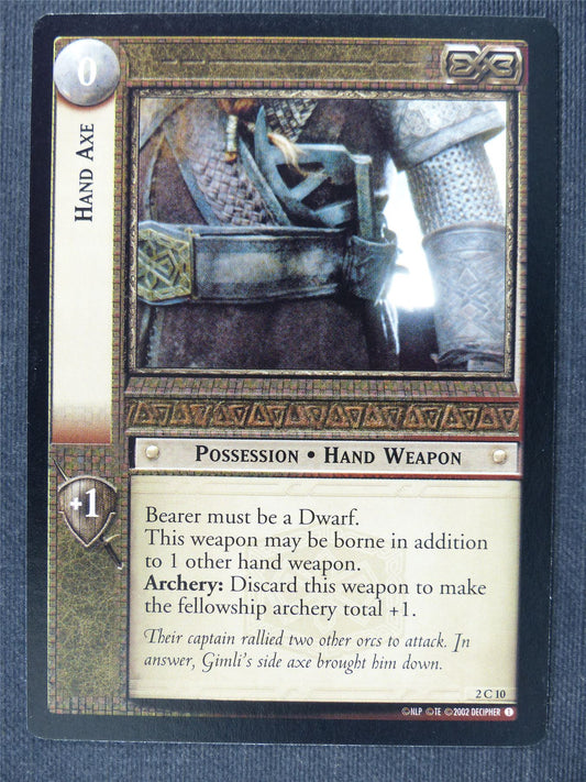 Hand Axe 2 C 10 - LotrR Cards #3EI