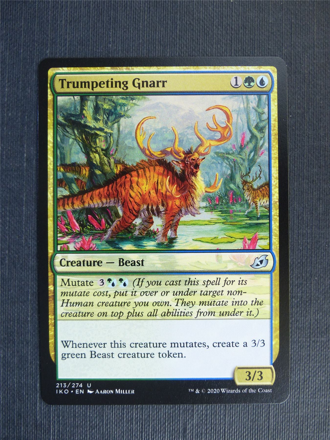 Trumpeting Gnarr - C20 - Mtg Card