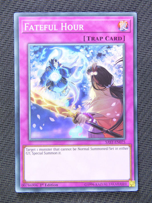 Fateful Hour SAST Super Rare 1st Ed - Yugioh Cards #5CT