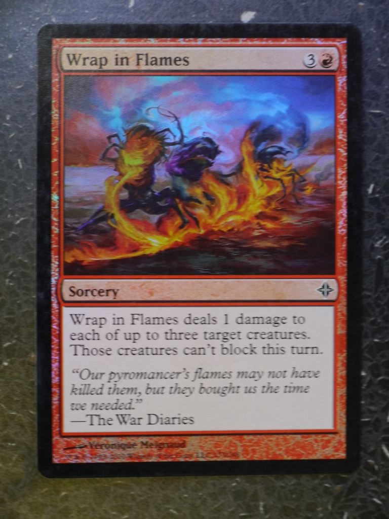 MTG Cards: WRAP IN FLAMES FOIL # 5D24