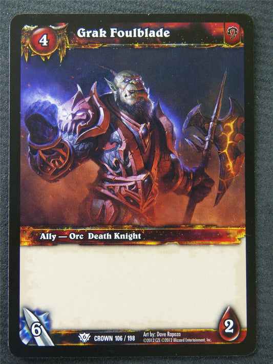 Grak Foulblade - Common - World Of Warcraft #1KJ