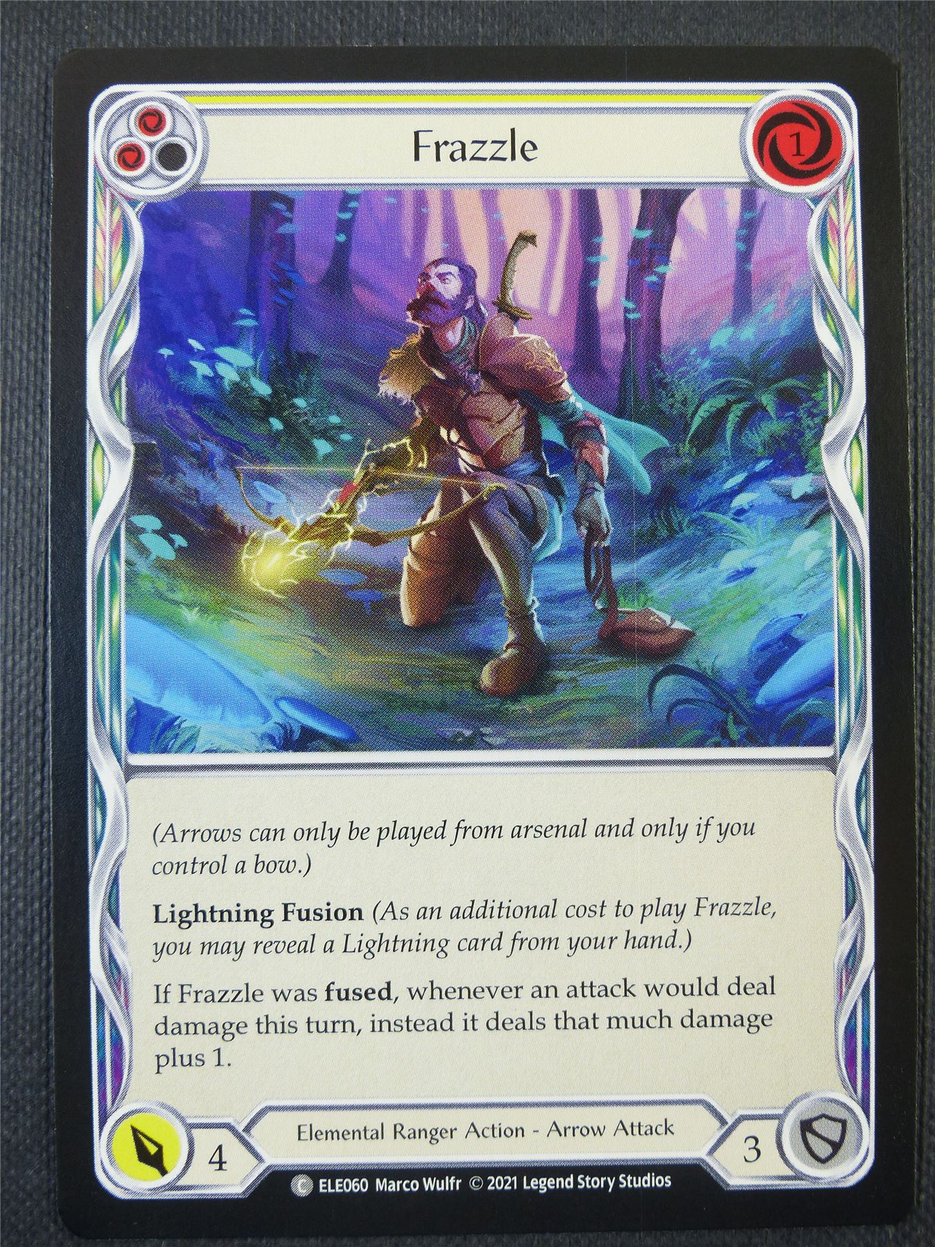 Frazzle - Yellow - Tales of Aria 1st ed - Flesh and Blood Card #624
