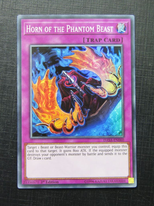 Horn of the Phantom Beast DASA Super Rare - 1st ed - Yugioh Card # 13G19