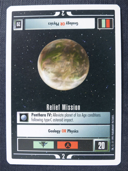 Relief Mission - Star Trek Card #4U8