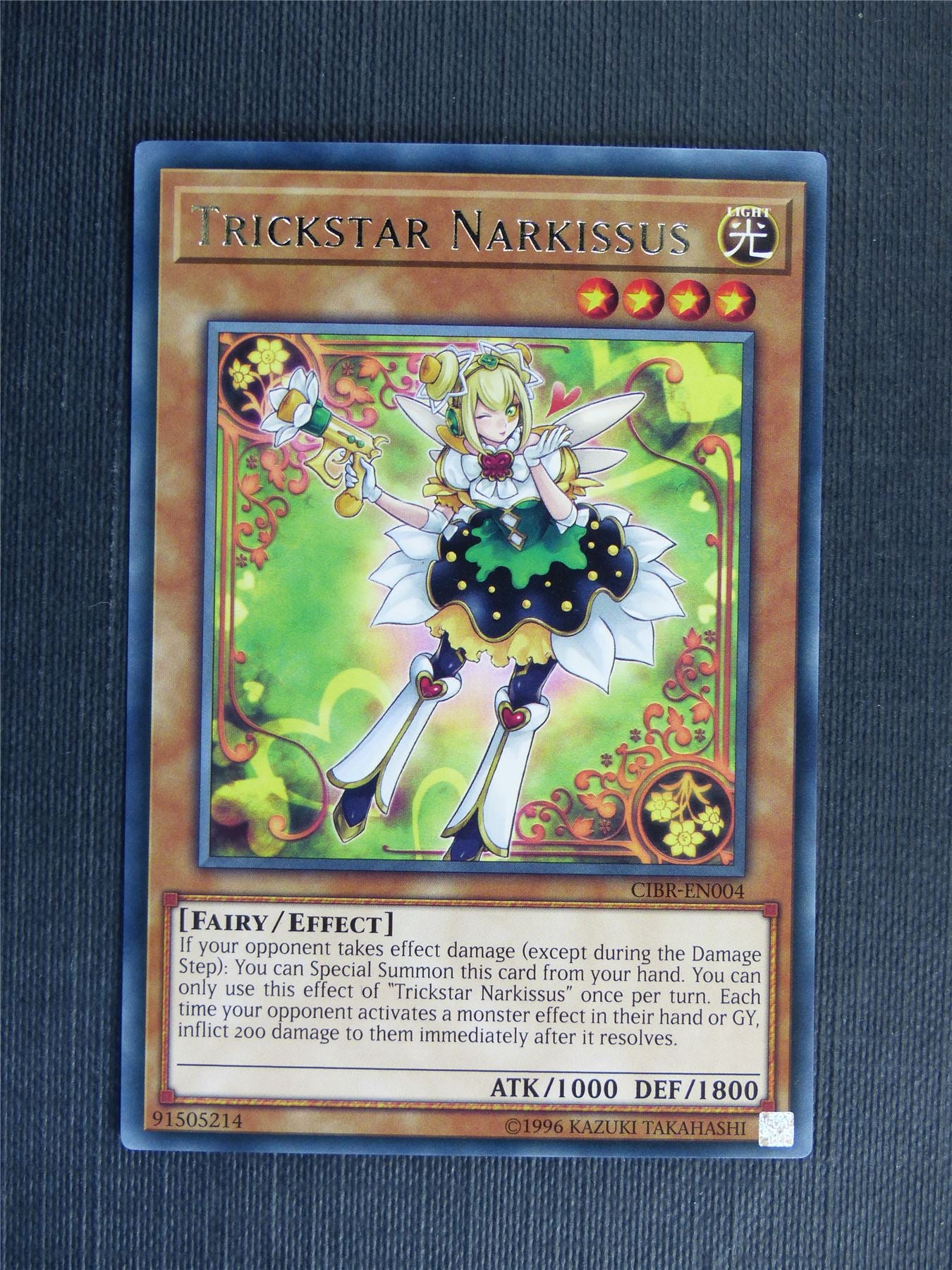 Trickstar Narkissus CIBR Rare - Yugioh Cards #15L