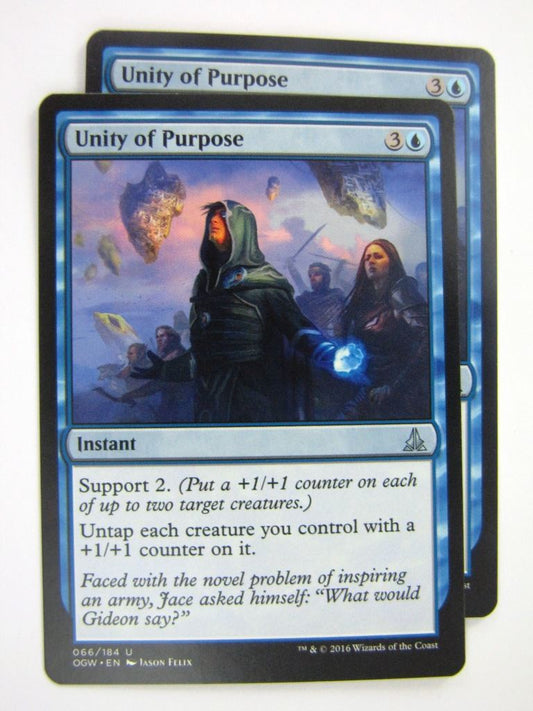 MTG Magic Cards: Oath of the Gatewatch: UNITY OF PURPOSE x2 # 4J49