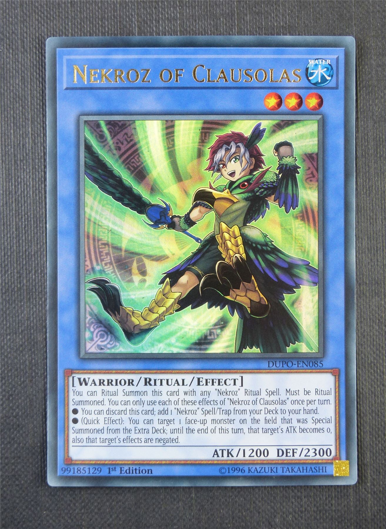 Nekroz of Clausolas DUPO 1st Ed - Ultra Rare - Yugioh Card #7DR