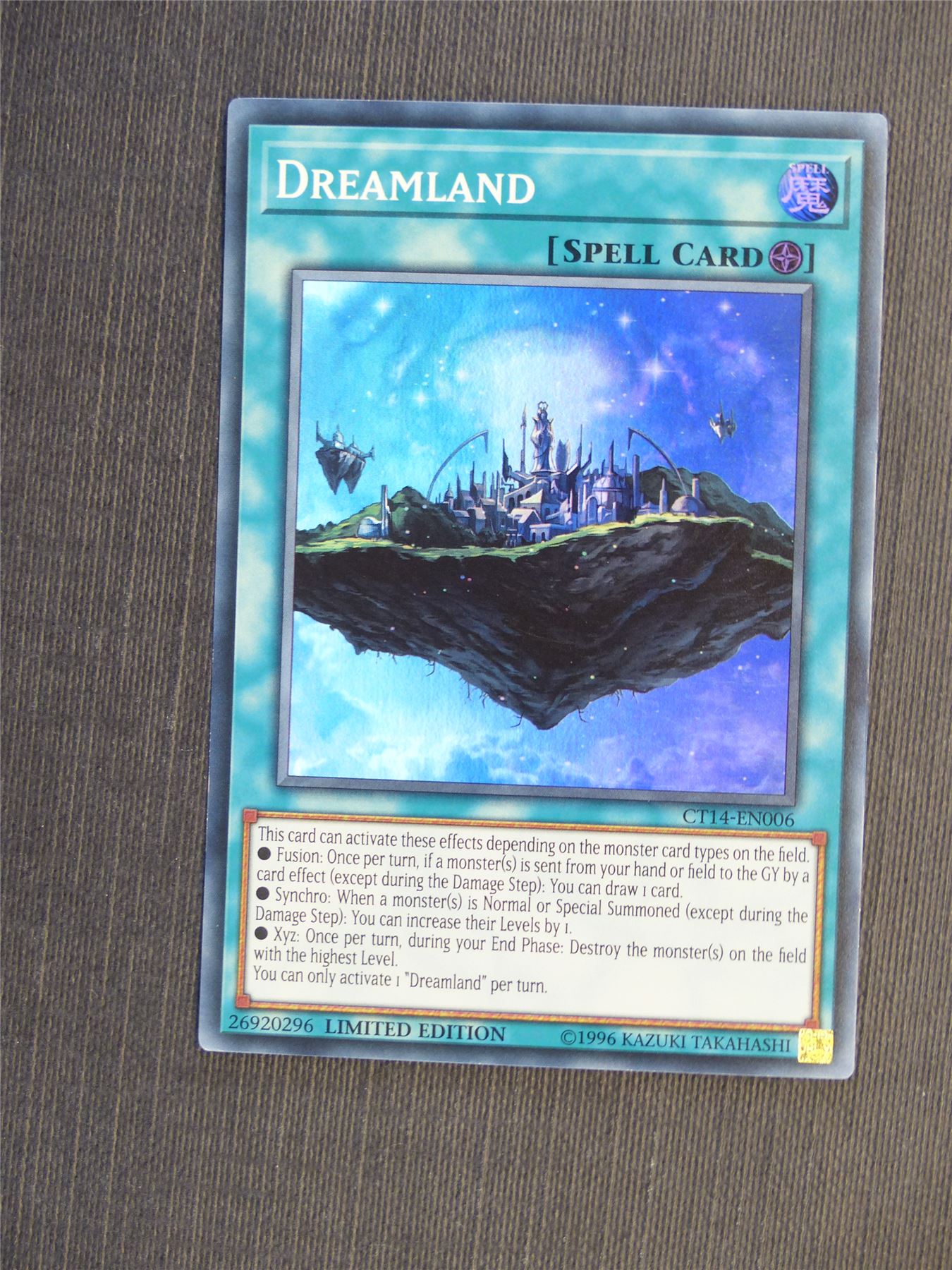 Dreamland CT14 Super Rare - 1st ed - Yugioh Cards #5J3