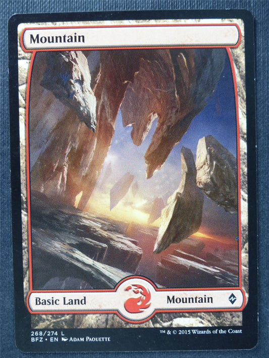 Mountain 268/274 Full Art - Mtg Magic Cards #B9